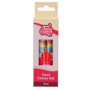 Gel Lebensmittelfarbe - Rot - 30 g - von Funcakes